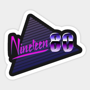 Nineteen80 Sticker